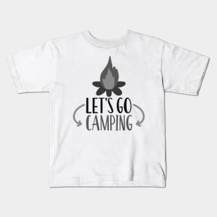 Let's Go Camping! Outdoors Shirt, Hiking Shirt, Adventure Shirt, Camping Shirt Kids T-Shirt